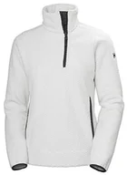 Kurtki damskie - Helly Hansen damska kurtka polarowa Lyra 1/2 Zip kurtka polarowa, Offwhite, XL, 51859 - miniaturka - grafika 1
