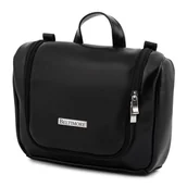 Kosmetyczki, organizery i kuferki - Beltimore kosmetyczka Skórzana premium saszetka czarna czarny - miniaturka - grafika 1