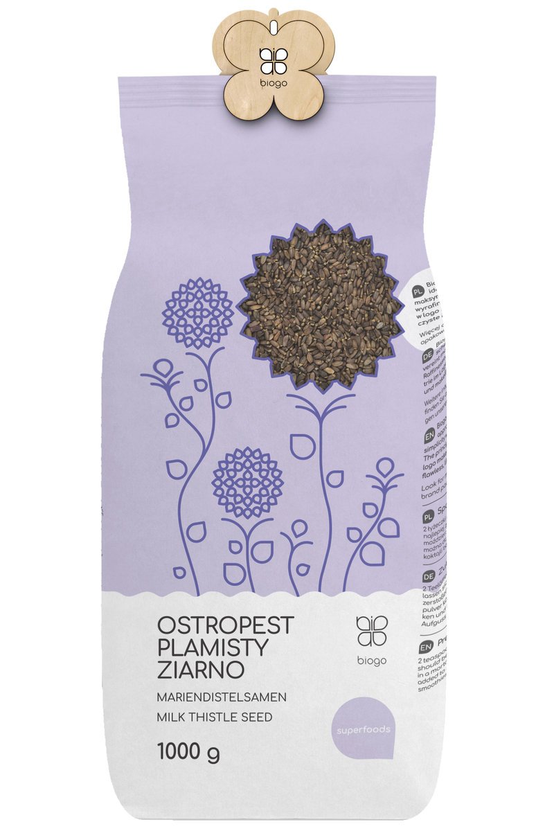 Ostropest plamisty ziarno 1 kg BIOGO