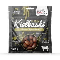 Przysmaki dla psów - SYTA MICHA Kiełbaski wołowina z algami morskimi 100g - miniaturka - grafika 1