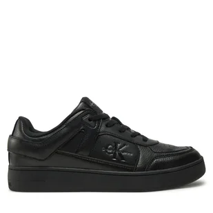 Sneakersy Calvin Klein Jeans Basket Cup Low Laceup Tumbled YM0YM01150 Czarny - Sneakersy męskie - miniaturka - grafika 1