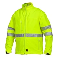 Odzież robocza - Kurtka ROBOCZA odblaskowa BHP Polar SOFTSHELL HV ŻÓŁTA ROZM L - miniaturka - grafika 1