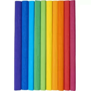 Top-2000 Bibuła marszczona Creatinio 50x200 mix tęczowy komplet 10 sztuk 400153931 TOP-2000 400153931 - Szkolne artykuły papiernicze - miniaturka - grafika 1