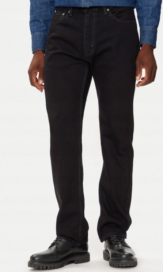 LEVI'S SPODNIE JEANSOWE MĘSKIE CZARNE DŁUGIE 31/30 7AA