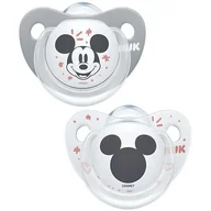 Smoczki uspokajające - Nuk Smoczek silikonowy 0-6 mies. rozm. M Disney 2 szt. - miniaturka - grafika 1