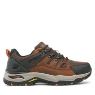 Półbuty męskie - Półbuty Skechers Argosa 204630/CDB Brązowy - miniaturka - grafika 1