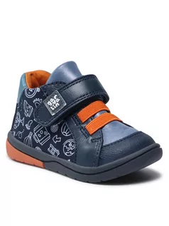 Buty dla chłopców - Garvalin Sneakersy 211603 M Granatowy - grafika 1