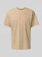 Koszulki męskie - T-shirt z nadrukiem z logo - miniaturka - grafika 1