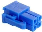 Akcesoria do komputerów stacjonarnych - AC Ryan Wtyk 4-pin złącze zasilania Niebieski ACR-CB7655 - miniaturka - grafika 1