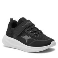 Buty dla chłopców - Sneakersy KangaRoos K-Ft Tech Ev 18916 5003 M Jet Black/Steel Grey - miniaturka - grafika 1