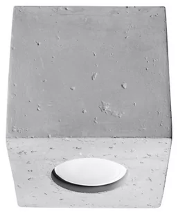 Sollux Lighting Plafon QUAD beton - Lampy sufitowe - miniaturka - grafika 1