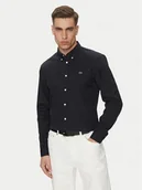 Koszule męskie - Lacoste Koszula CH2933 Czarny Regular Fit - miniaturka - grafika 1