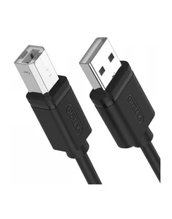 Unitek kabel USB 2.0 AM-BM, 5m; Y-C421GBK - Kable komputerowe i do monitorów - miniaturka - grafika 1