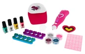 Zabawy w naśladowanie dorosłych - Zestaw do paznokci dla dzieci 5+ Maszynka do brokatu + Suszarka + Akcesoria - miniaturka - grafika 1