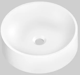 MODERNO UMYWALKA OLI GRANITOWA NABLATOWA OKRĄGŁA - Umywalki - miniaturka - grafika 1