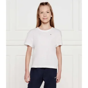Tommy Hilfiger T-shirt Regular Fit z dodatkiem lnu - Koszulki męskie - miniaturka - grafika 1