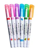 Zakreślacze - Pisaki mazaki wzorki szlaczki dla dzieci 6szt - miniaturka - grafika 1