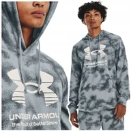 Bluzy męskie - BLUZA męska DRESOWA z KAPTUREM kangurka UNDER ARMOUR XXXL - miniaturka - grafika 1