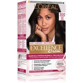 Farby do włosów i szampony koloryzujące - Loreal Excellence Creme 3 Ciemny brąz - miniaturka - grafika 1
