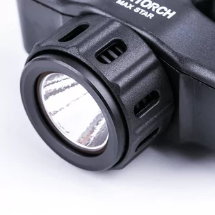 NEXTorch - Latarka czołowa akumulatorowa LED Max Star - 1200 lm - Czarna - MAX STAR - Latarki - miniaturka - grafika 4