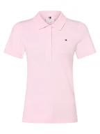Koszulki i topy damskie - Tommy Hilfiger - Damska koszulka polo, różowy - miniaturka - grafika 1