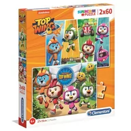 Puzzle - Clementoni Puzzle 2x60el Top Wing - miniaturka - grafika 1