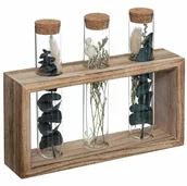 Wazony i flakony - Wazon potrójny z suszonymi kwiatami - miniaturka - grafika 1