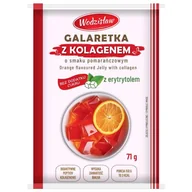 Galaretki - Galaretka o Smaku Pomarańczowym z Dodatkiem Hydrolizowanego Kolagenu Wodzisław, 71g - miniaturka - grafika 1
