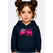 Bluzy dla dziewczynek - BLUZA DZIECIĘCA HUNTRIX SAJA BOYS 122-128 Z KAPTUREM BAWEŁNIANA JAKOŚĆ - miniaturka - grafika 1