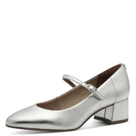 Czółenka - Tamaris Damskie czółenka 1-22312-43, Platinum, 41 EU, Platinum, 41 EU - miniaturka - grafika 1