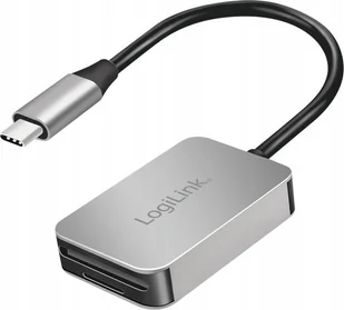 Czytnik LogiLink LogiLink USB 3.0 Dual-Kartenleser USB-C/SD/microSD alu - Czytniki kart pamięci - miniaturka - grafika 1