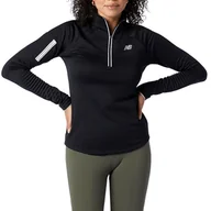 Bluzy sportowe damskie - Bluza New Balance WT13269BK - czarna - miniaturka - grafika 1
