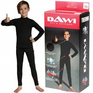 Pozostała odzież narciarska - BIELIZNA TERMOAKTYWNA TERMICZNA DZIECIĘCA OCIEPLANA KOMPLET 122 DAWI - miniaturka - grafika 1