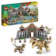 Klocki - LEGO Jurassic World Centrum dla odwiedzających: atak tyranozaura i raptora 76961 - miniaturka - grafika 1