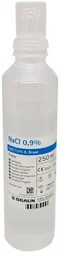 Med-war Sól fizjologiczna NaCl 0.9% 250 ml - Sprzęt ratunkowy - miniaturka - grafika 1
