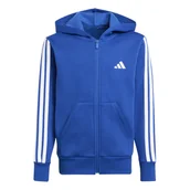 Bluzy dla dziewczynek - Bluza dziecięca ADIDAS J 3S FL FZ HD 128 - miniaturka - grafika 1
