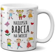 Gadżety dla niej i dla niego - Kubek z nadrukiem - Najlepsza Babcia na świecie - miniaturka - grafika 1