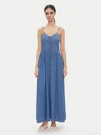 Sukienki - Lee Sukienka jeansowa Corset 112363488 Niebieski Slim Fit - miniaturka - grafika 1