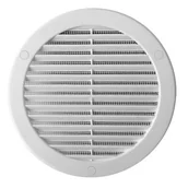 Kratki wentylacyjne - Osłona wentylacyjna Ø125 TUOS biały - miniaturka - grafika 1