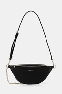 Torebki damskie - Lacoste torebka skórzana kolor czarny NF5098PH - miniaturka - grafika 1