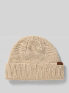 Czapka beanie z detalem z logo - Czapki męskie - miniaturka - grafika 1
