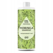Szampony do włosów - RONNEY Oil System Professional Moringa Shampoo - Szampon do włosów średnioporowatych, 1000ml - miniaturka - grafika 1