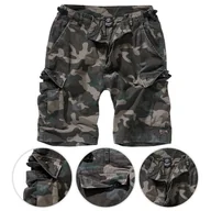 Spodnie sportowe męskie - Szorty turystyczne męskie Brandit BDU Rip-Stop Dark Camo - miniaturka - grafika 1