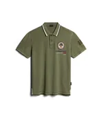 Koszulki męskie - polo uomo napapijri gandy 4 - np0a4h8r gae1 green lichen - miniaturka - grafika 1