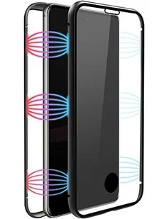 Black Rock - Etui ochronne ze szkła 360 do Samsung Galaxy S20 I zamknięcie na magnes, etui TPU, bezprzewodowe ładowanie, ochrona przed zarysowaniami (przezroczyste z czarną ramą) - Etui i futerały do telefonów - miniaturka - grafika 1
