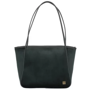 Torebki damskie - Titan Barbara Velvet Torba shopper 44 cm forest green - grafika 1