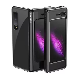 Samsung Braders Etui z metaliczną ramką Plating Case do Galaxy Fold czarny - Etui i futerały do telefonów - miniaturka - grafika 1