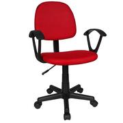Fotele i krzesła biurowe - Fotel dziecięcy FD-3 materiałowy - Czerwony - miniaturka - grafika 1
