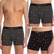 Majtki męskie - BOKSERKI Męskie Lama 2 PARY szorty BAWEŁNIANE - L - miniaturka - grafika 1