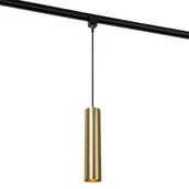 Lampy sufitowe - Lucide Track Floris 09955/01/02 lampa wisząca zwis 1x10W GU10 złota - miniaturka - grafika 1